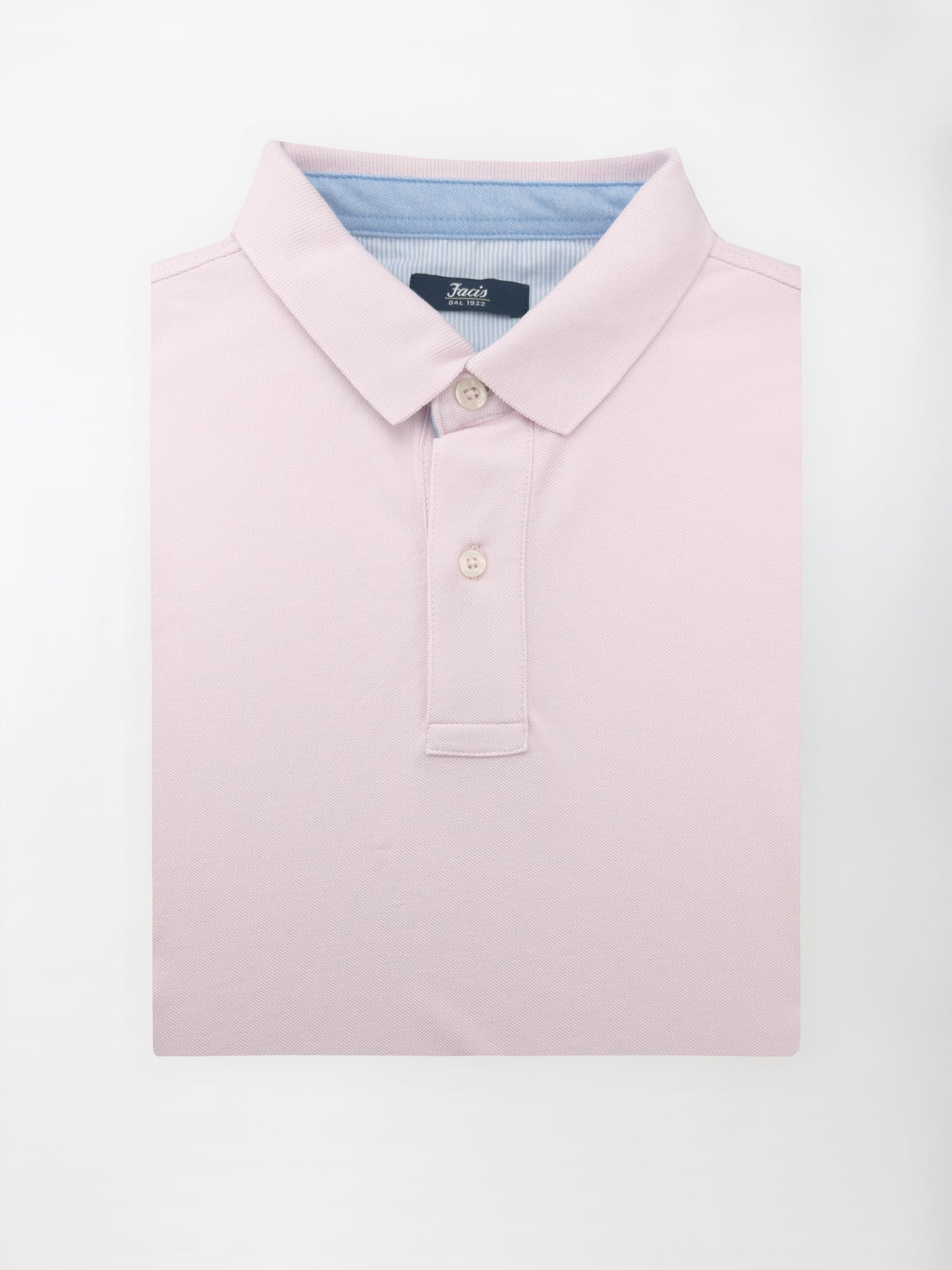 Polo in cotone Piquet - color Rosa primula in tinta unita image 1