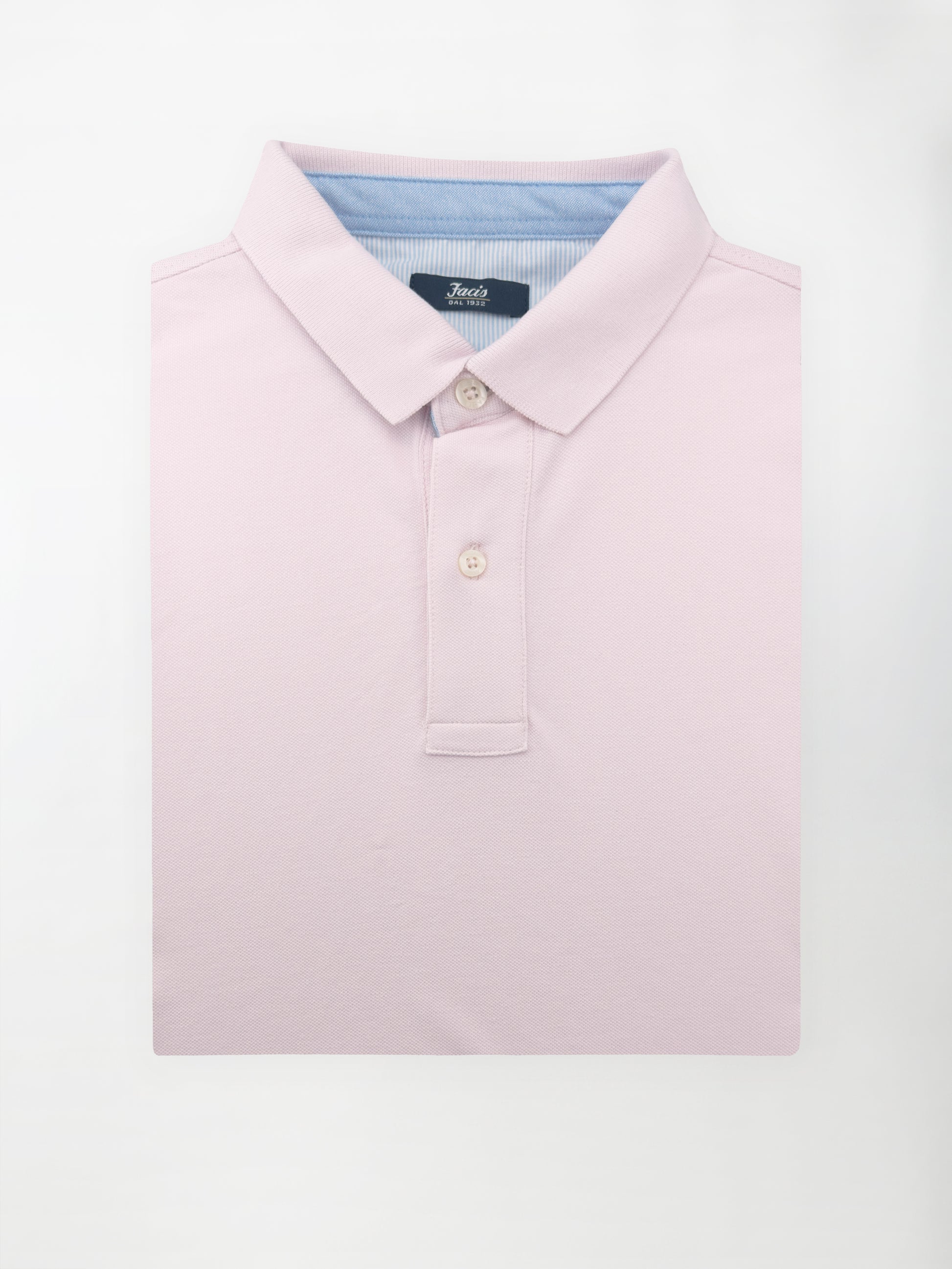Polo in cotone Piquet - color Rosa primula in tinta unita image 1