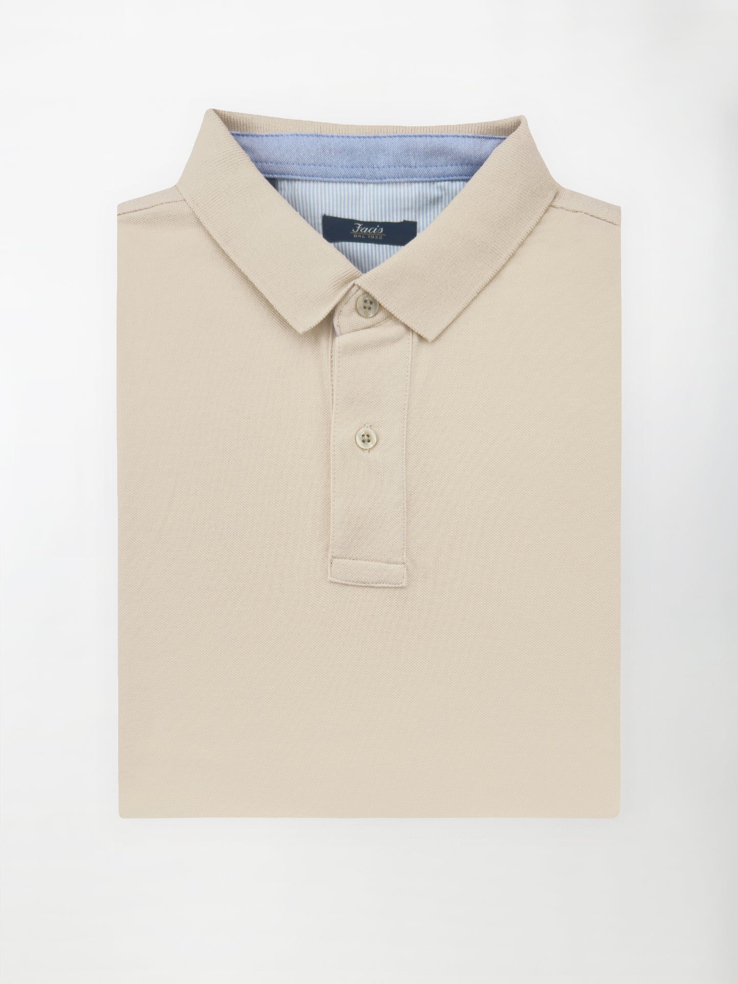 Polo in cotone Piquet - color Sabbia in tinta unita image 1