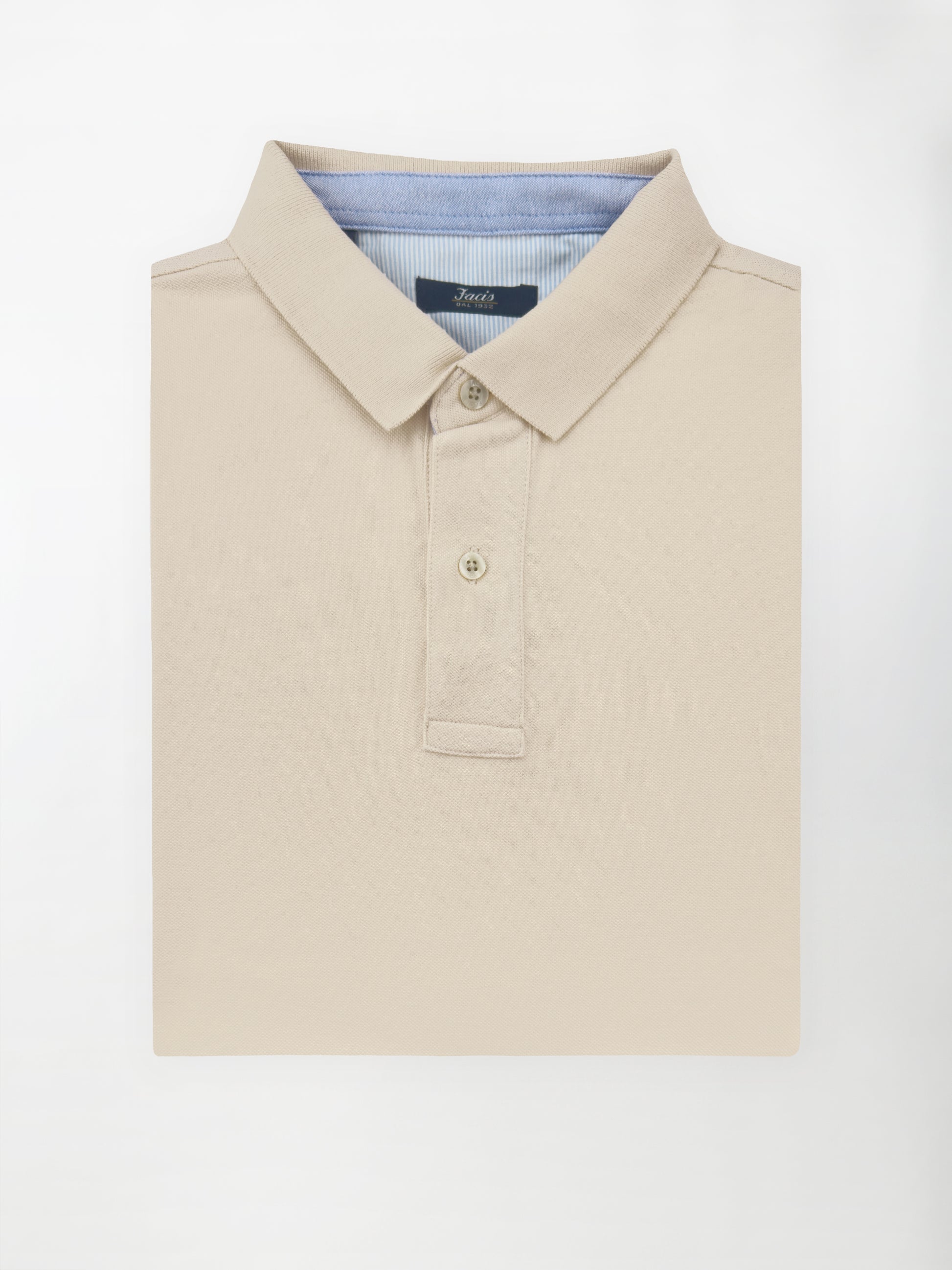 Polo in cotone Piquet - color Sabbia in tinta unita image 1