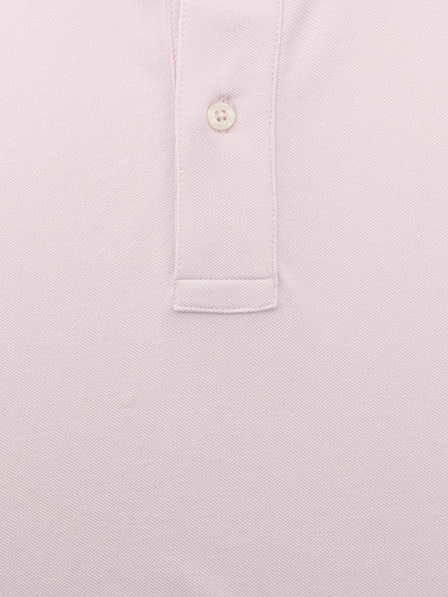 Polo in cotone Piquet - color Rosa primula in tinta unita image 2