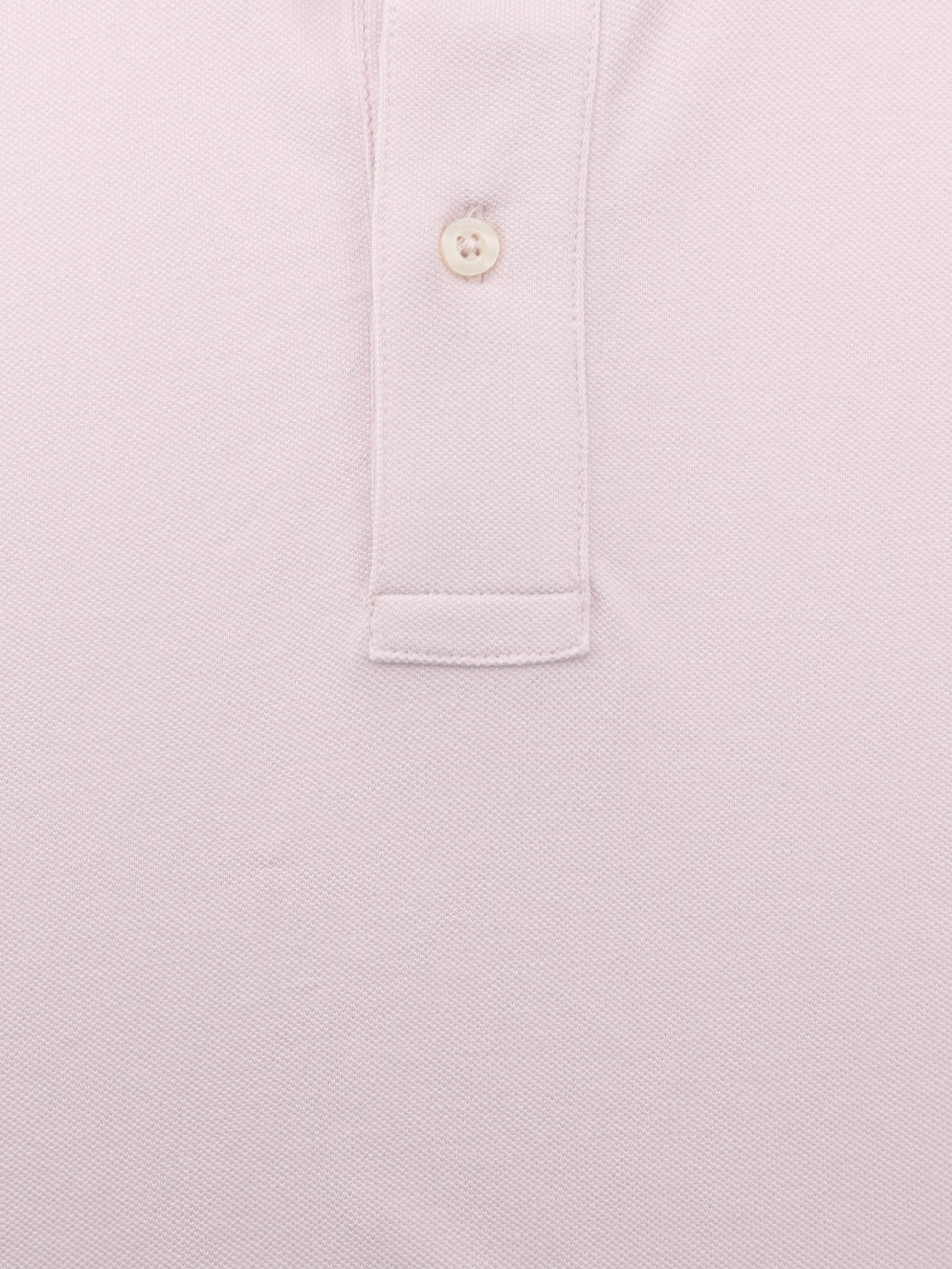 Polo in cotone Piquet - color Rosa primula in tinta unita image 2